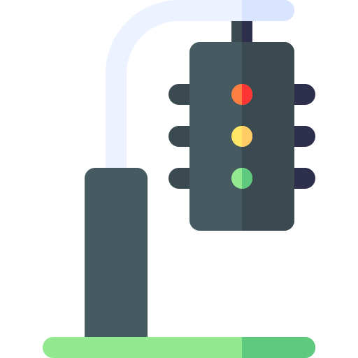 Traffic light Basic Rounded Flat icon