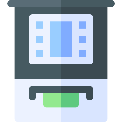 geldautomat Basic Rounded Flat icon
