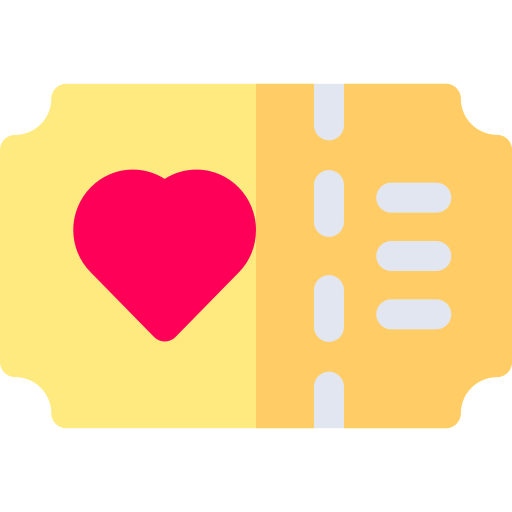 kinokarte Basic Rounded Flat icon