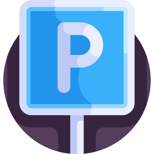 Parking area Detailed Flat Circular Flat icon