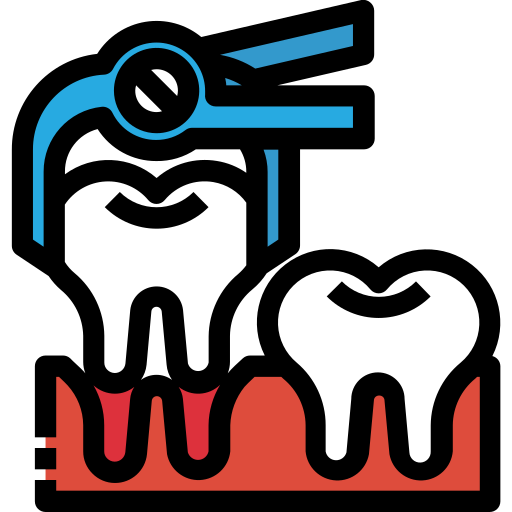 dente Generic Outline Color icona