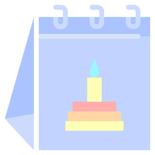 cumpleaños Generic Flat icono