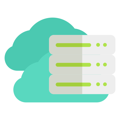 base de données cloud Generic Flat Icône