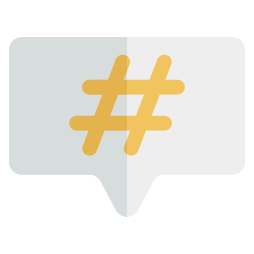 hashtag Generic Flat ikona