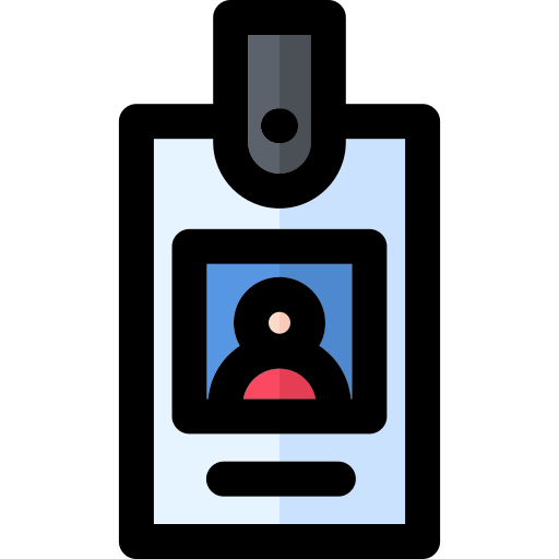 id-kaart Generic Outline Color icoon