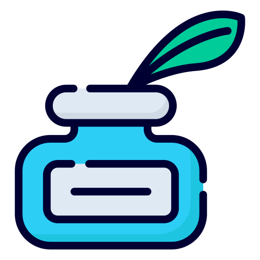 Inkpot Generic Outline Color icon