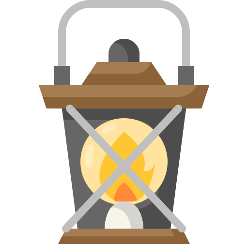 lampara de aceite Generic Flat icono