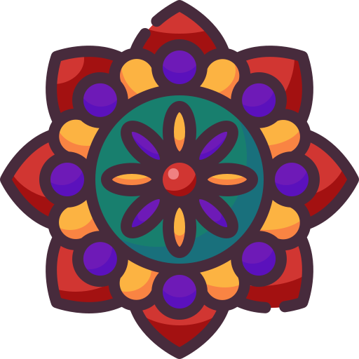 Mandala Generic Outline Color icon