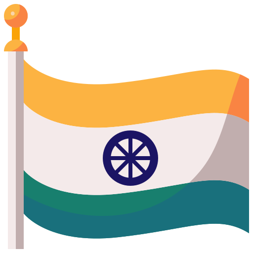 bandera india Generic Flat icono