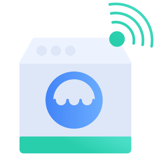 Smart washing machine Generic Flat Gradient icon