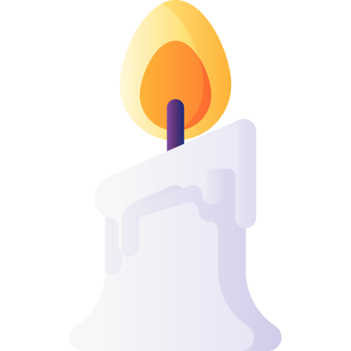 Candle 3D Basic Gradient icon