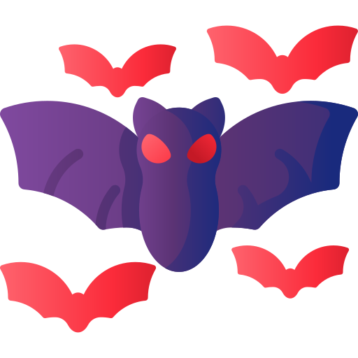 morcegos 3D Basic Gradient Ícone