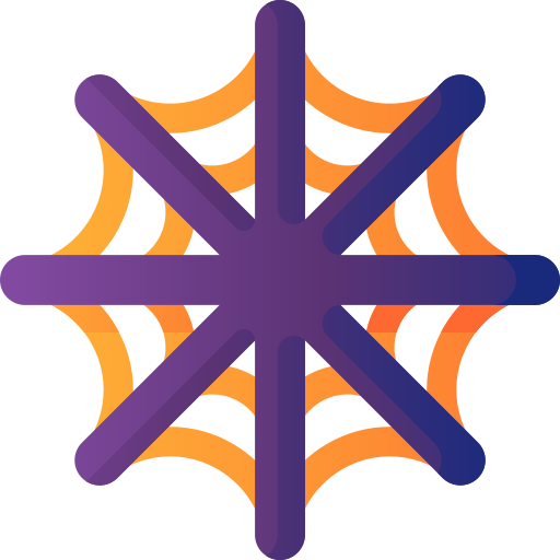 Spider web 3D Basic Gradient icon