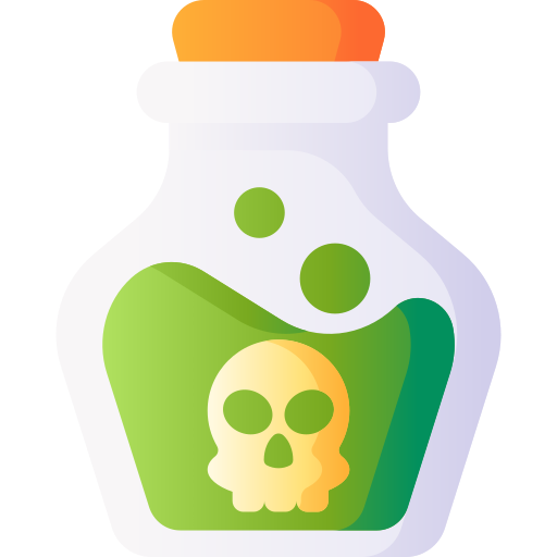 Poison 3D Basic Gradient icon