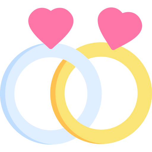 anillo de bodas Generic Flat icono