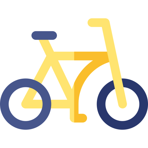 自転車 Basic Rounded Flat icon