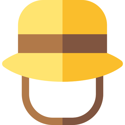 chapeau Basic Rounded Flat Icône