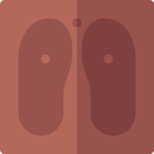 Buddhas footprint Basic Rounded Flat icon