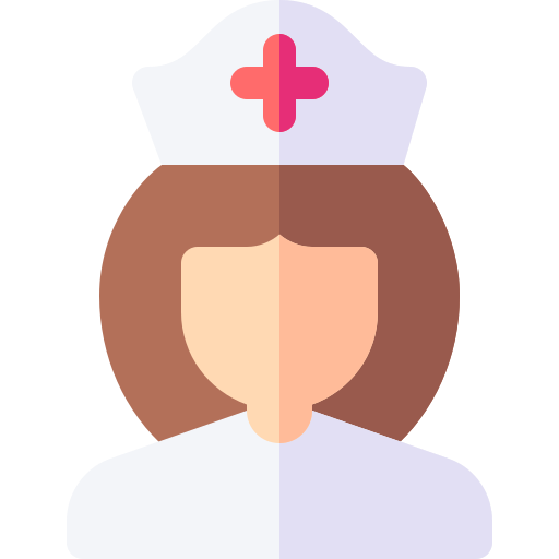 infermiera Basic Rounded Flat icona