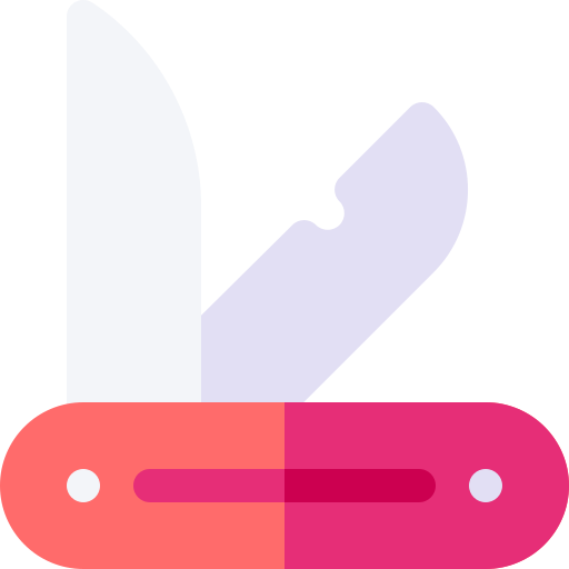 Pocket knife Basic Rounded Flat icon