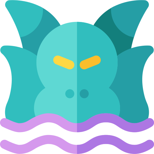 Kraken Basic Rounded Flat icon