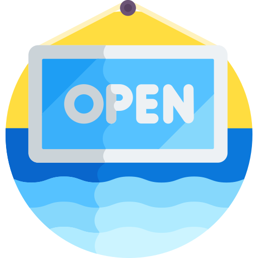 オープンサイン Detailed Flat Circular Flat icon