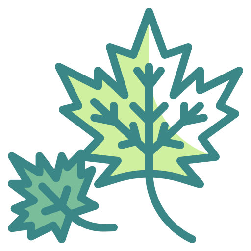 Leaf Wanicon Two Tone icon