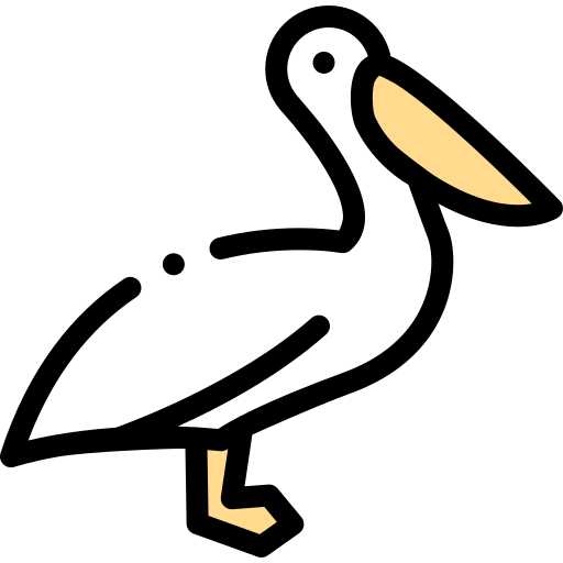 Pelican Detailed Rounded Lineal color icon