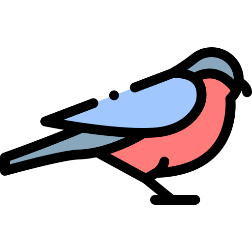 bullfinch Detailed Rounded Lineal color icon