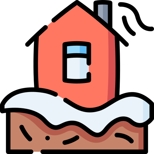 Wooden house Special Lineal color icon
