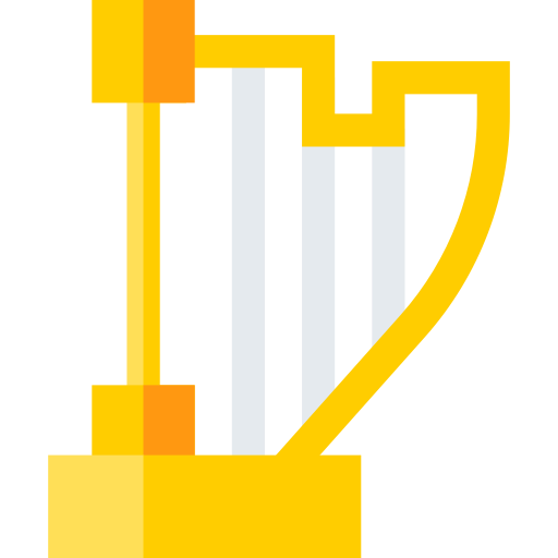 harfa Basic Straight Flat ikona
