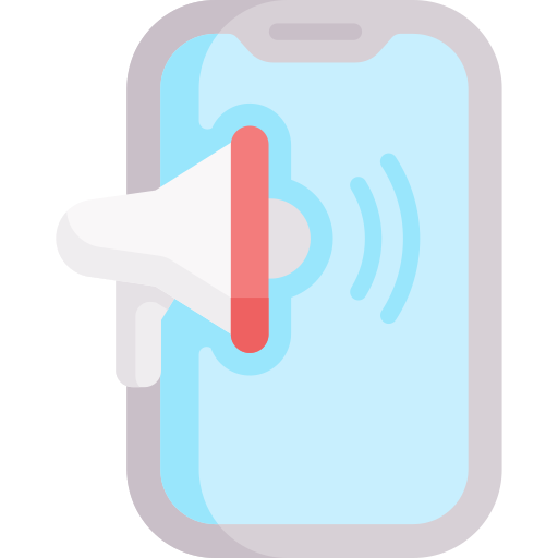 Mobile marketing Special Flat icon