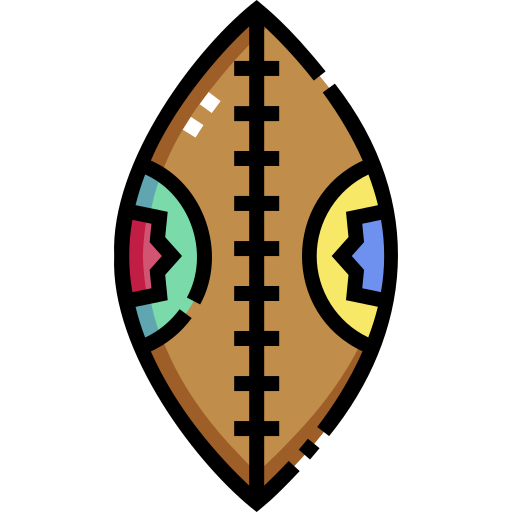 escudo Detailed Straight Lineal color Ícone