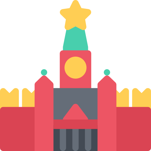 kremlin Coloring Flat icoon