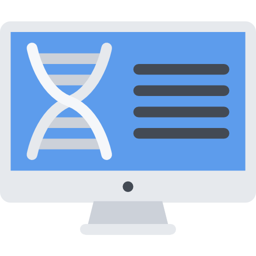 ДНК Coloring Flat иконка