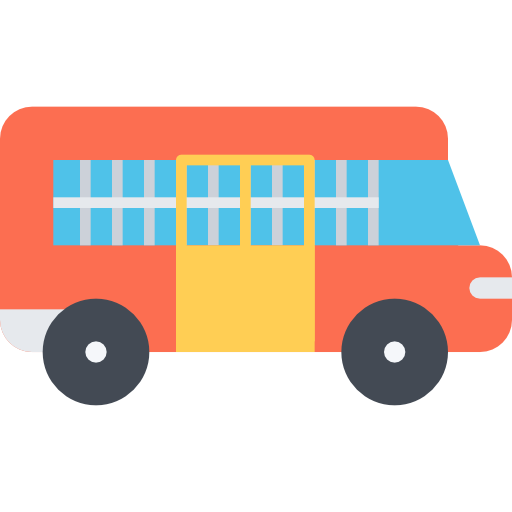 Prisoner transport vehicle Coloring Flat icon