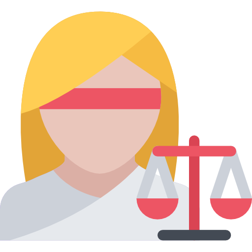 Justice Coloring Flat icon