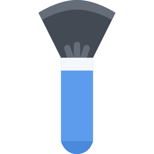 cepillo Coloring Flat icono