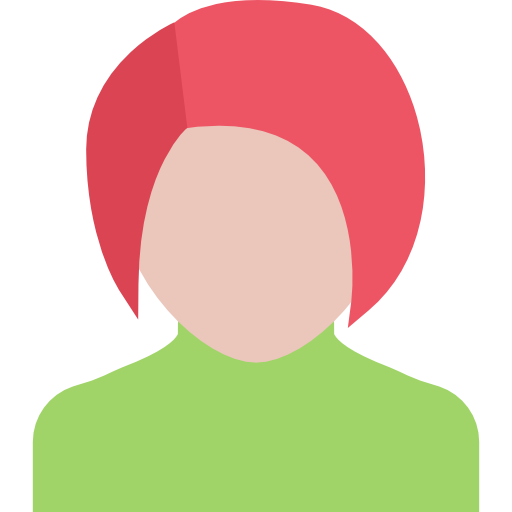 Hairstyle Coloring Flat icon