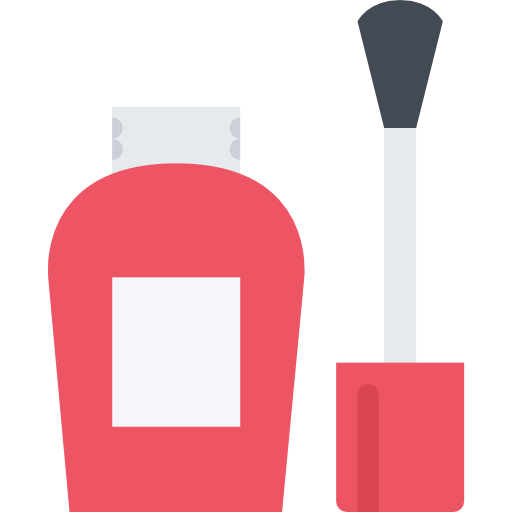 nagellak Coloring Flat icoon