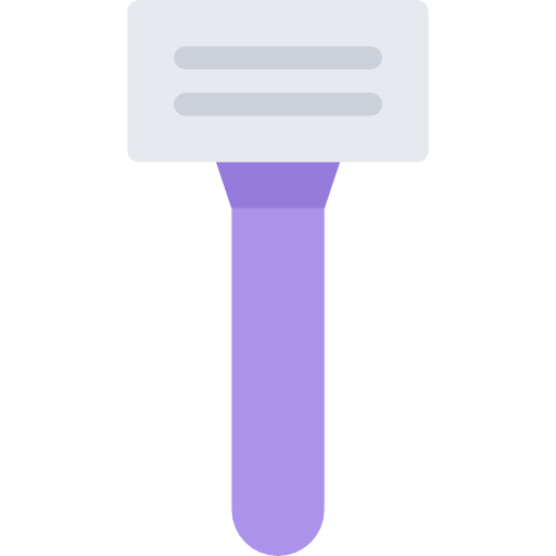 maquinilla de afeitar Coloring Flat icono