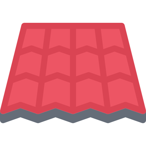 Roof Coloring Flat icon