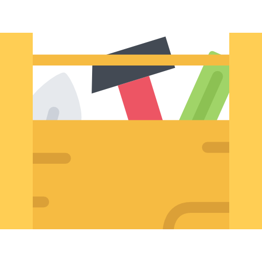 Toolbox Coloring Flat icon