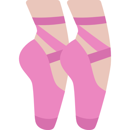 Ballet Coloring Flat icon
