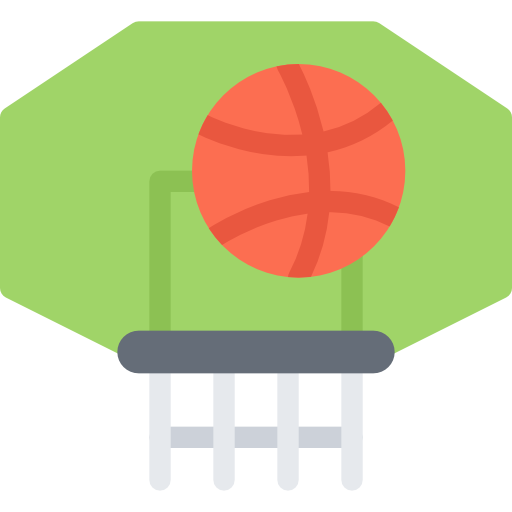 バスケットボール Coloring Flat icon