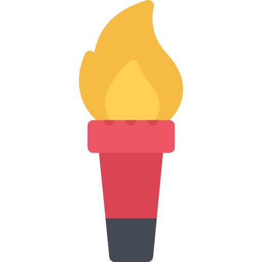 antorcha Coloring Flat icono