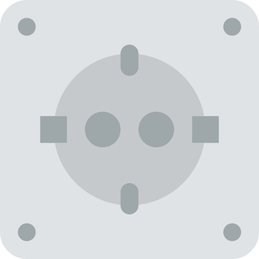 stopcontact Basic Miscellany Flat icoon