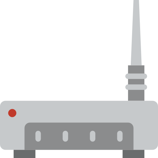 Router Basic Miscellany Flat icon