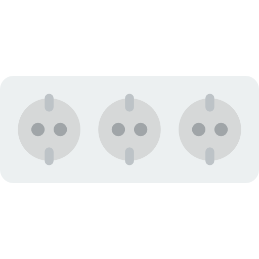 stopcontact Basic Miscellany Flat icoon