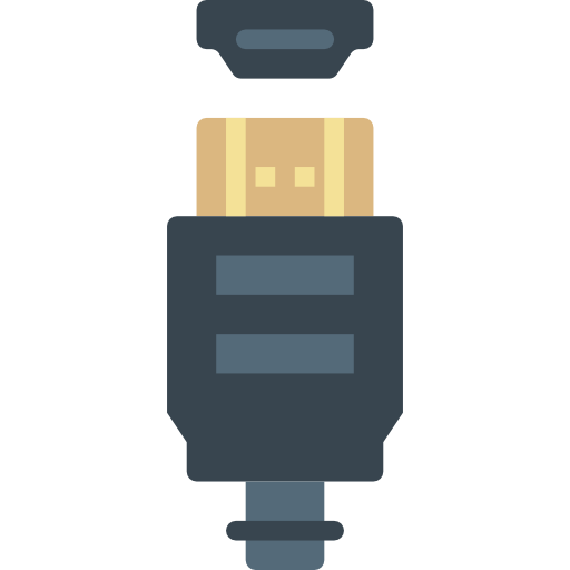 hdmi Basic Miscellany Flat icon